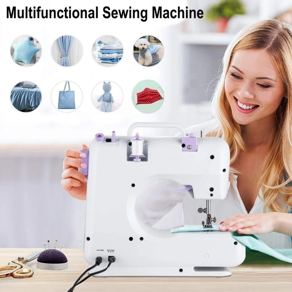 NEW 12-Point Composite Household Multifunctional Mini Sewing Machine - Imagem 8